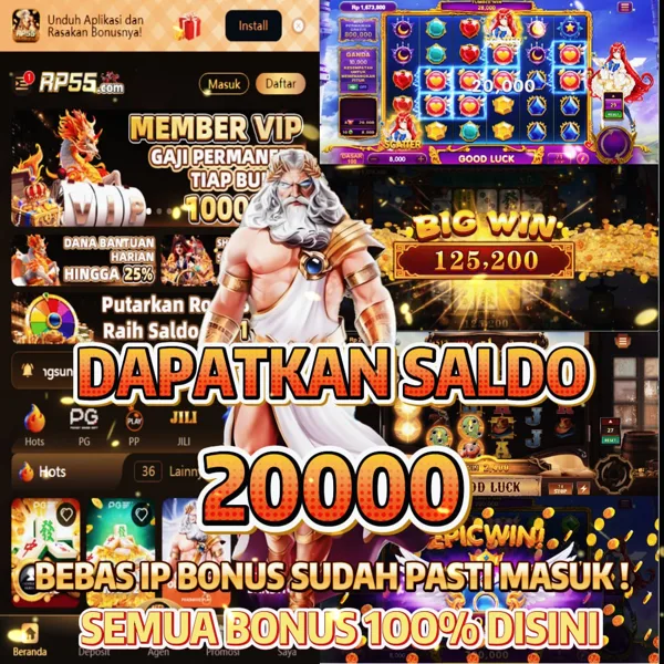 RP55 Bonus Member Baru 100%
